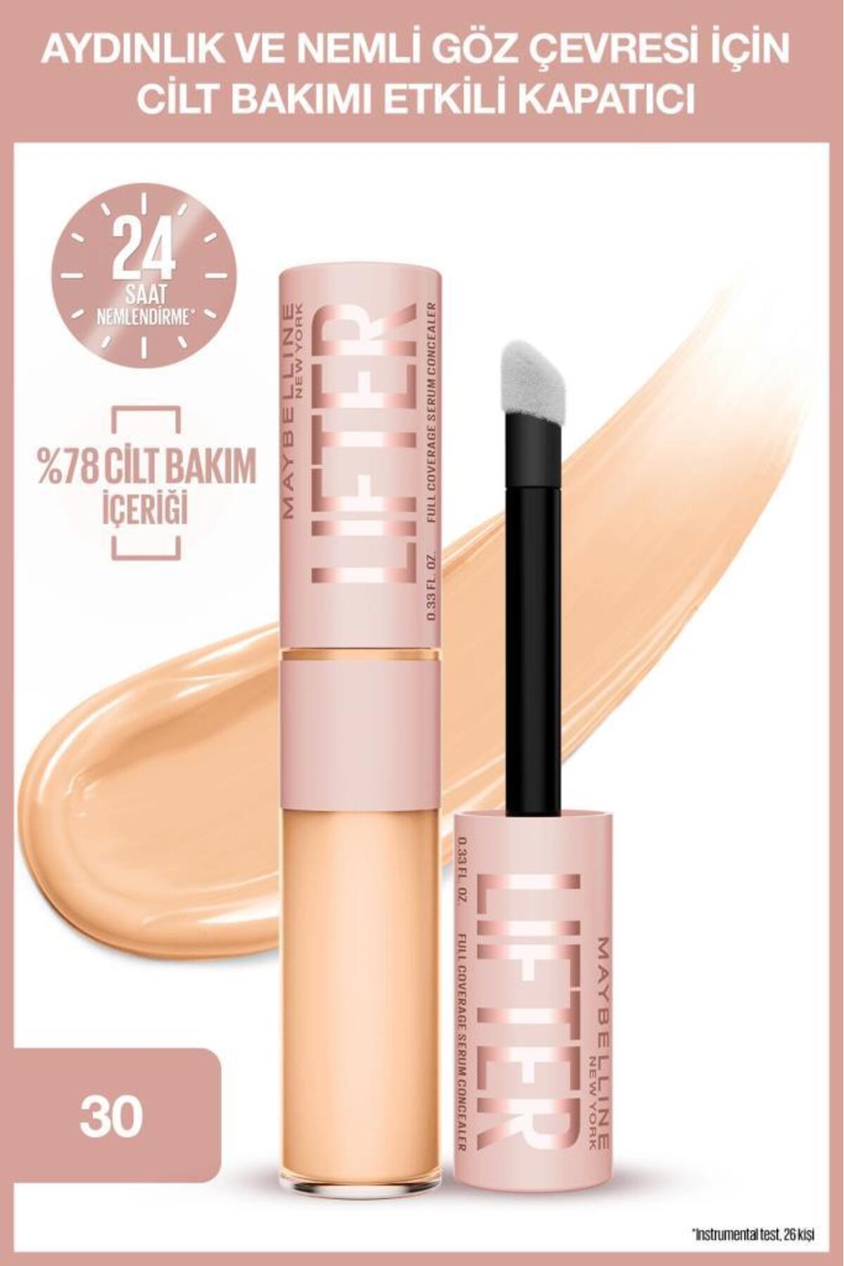 Maybelline New York Lifter Kafein ve Peptitler İçeren Nemlendiren ve Aydınlatan Kapatıcı - 30 - Fiyatı, Yorumları