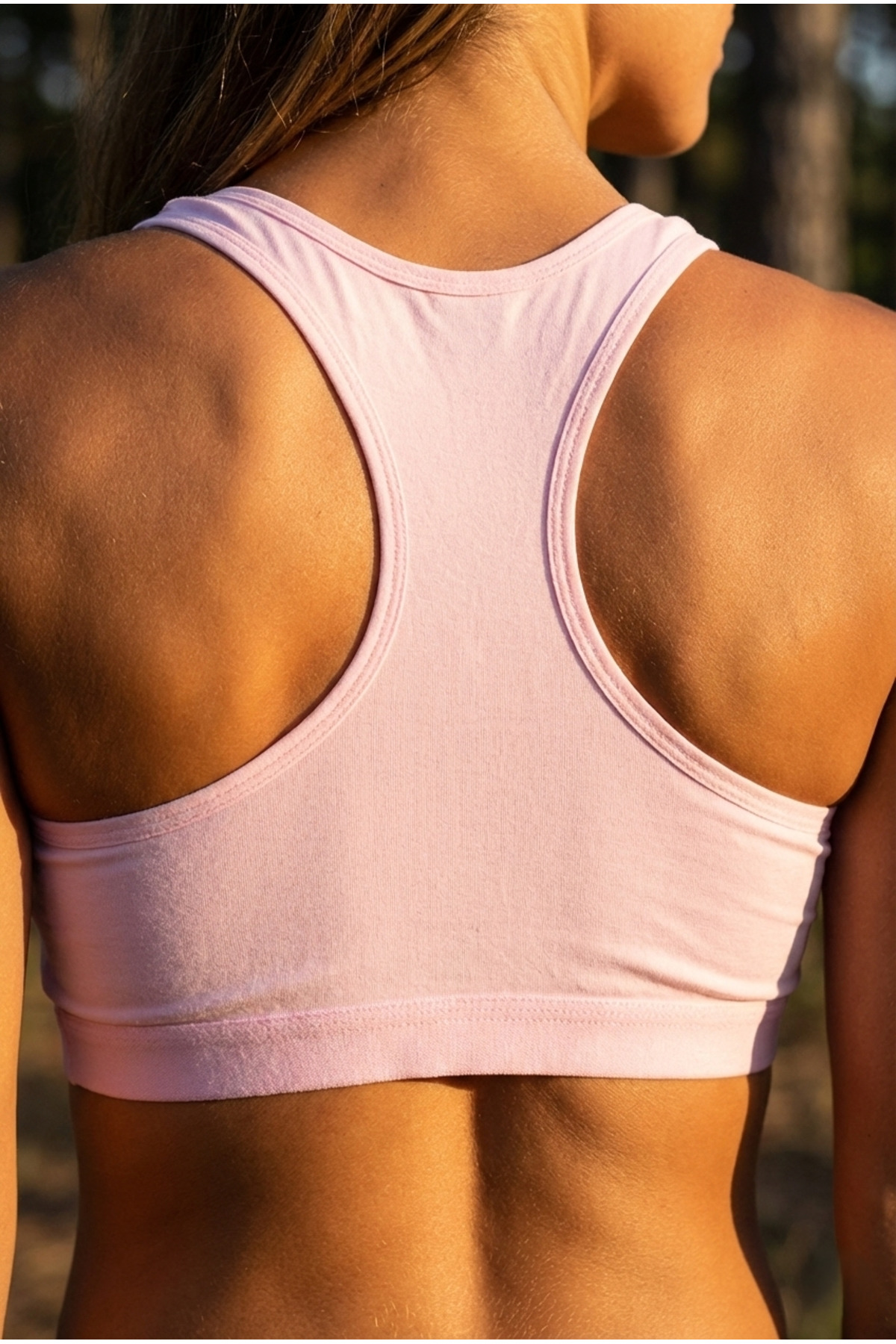 underwear bodyway 2'li Paket Pamuklu Pedli Sporcu Sütyeni & Bralet - Günlük Rahat Yüzücü Model Sporcu Atleti görsel 4