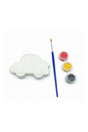 Robomore Çocuklar İçin Taş Tozu Araba Boyama Seti | Kendin Yap-Doğum Günü-Kar...