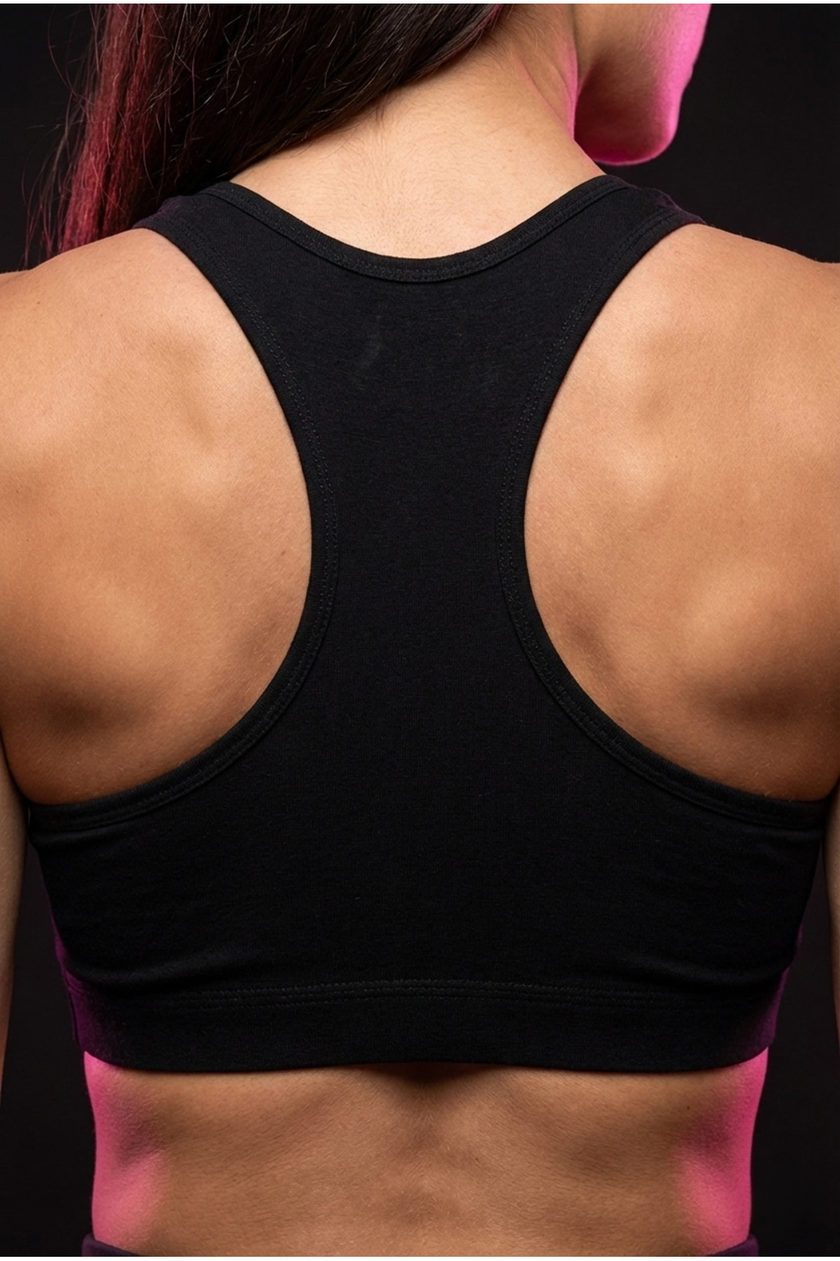 underwear bodyway 2'li Paket Pamuklu Pedli Sporcu Sütyeni & Bralet - Günlük Rahat Yüzücü Model Sporcu Atleti görsel 3