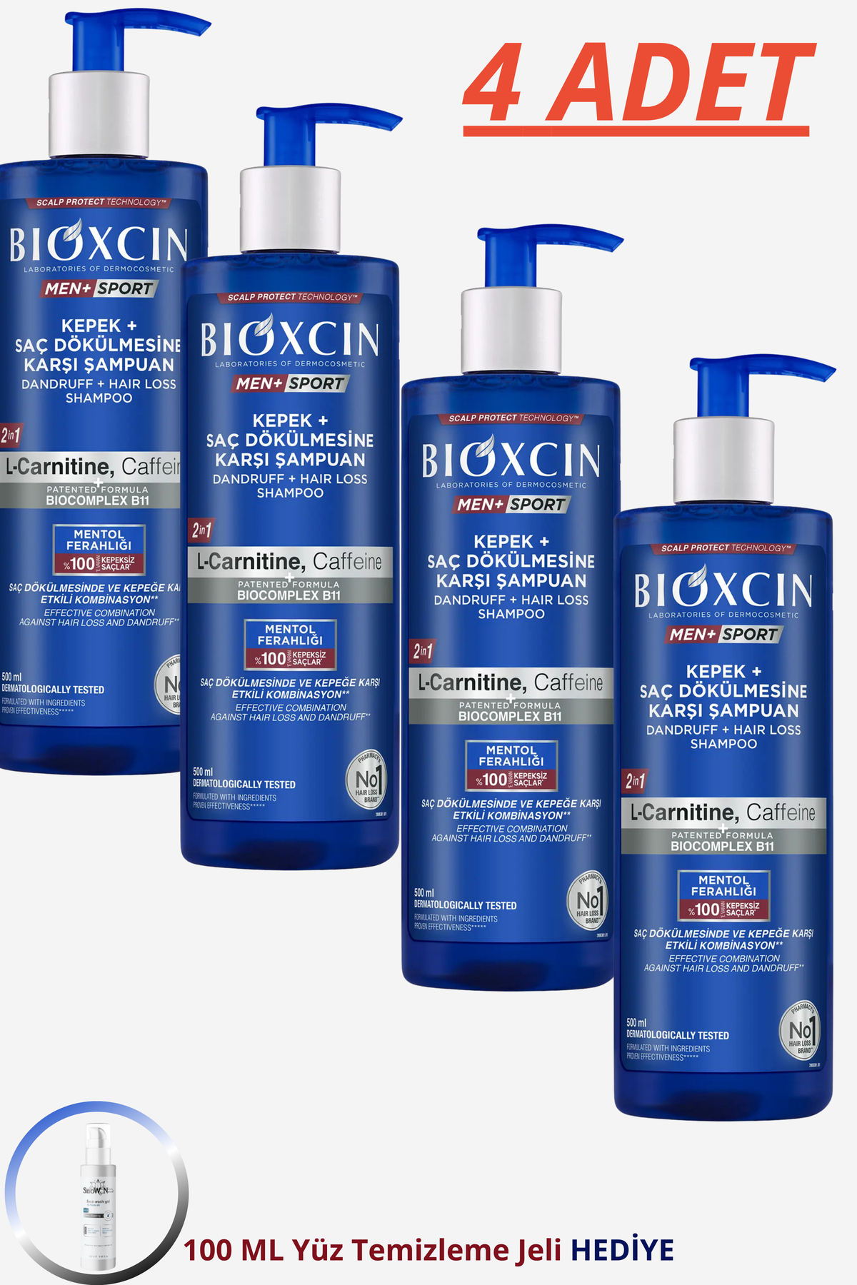 Bioxcin Kepek + Saç Dökülmesine Karşı Şampuan MEN+SPORT +