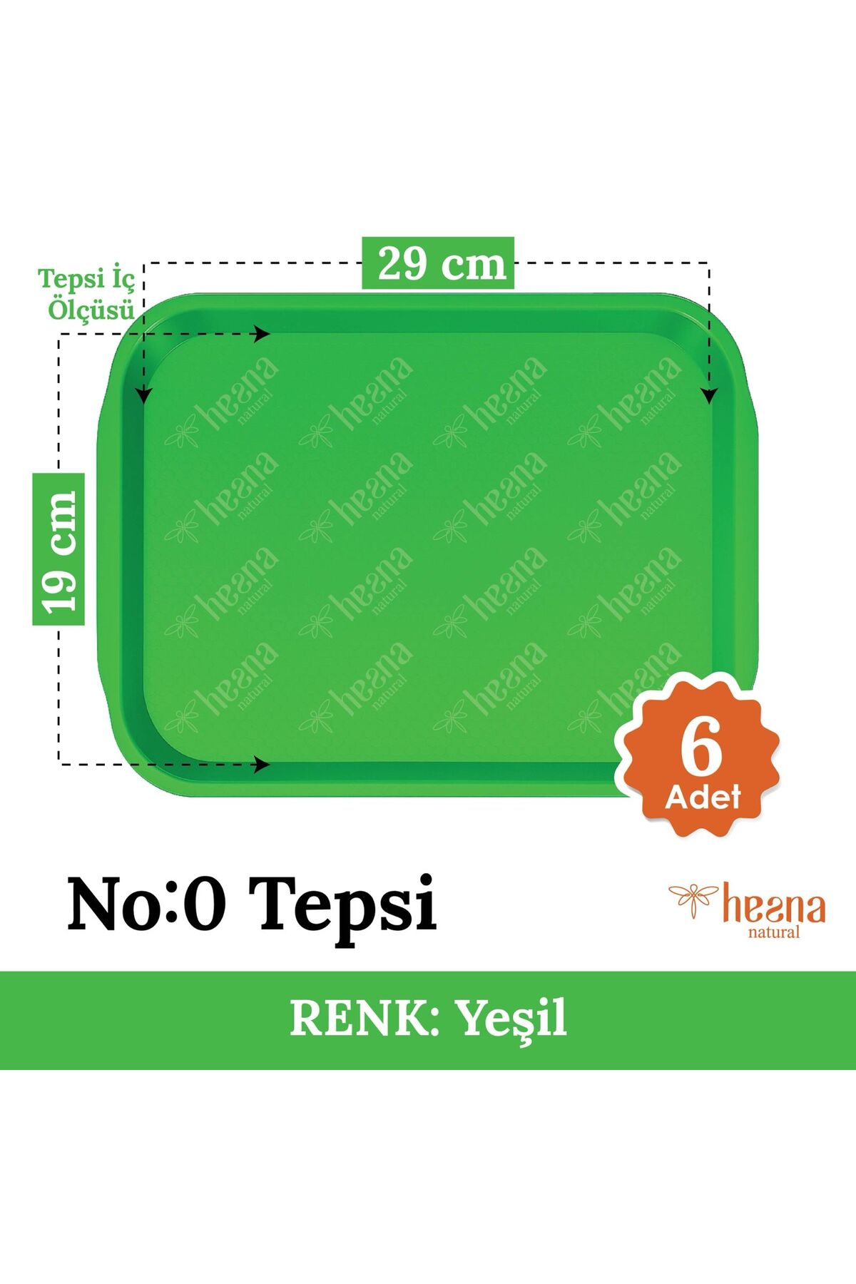 No0 Fast Food Tray - Serving Tray - Serving Tray (small size)
