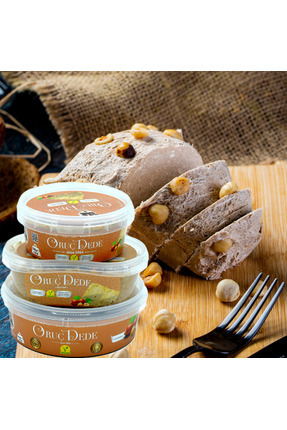 ORUÇ DEDE Fındıklı Tahin Helvası – 3 ' Lü Paket 1200 g
