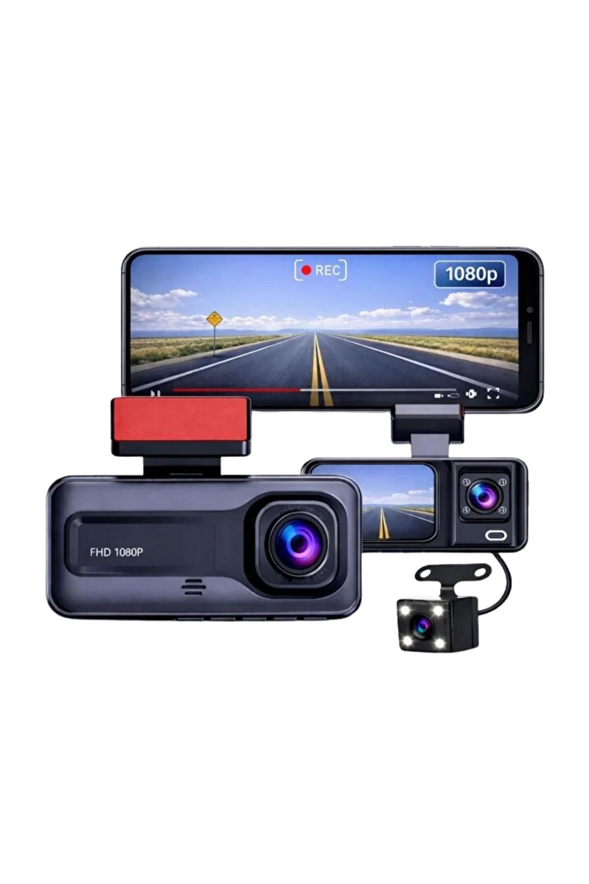 Mi7a Vehicle Black Box Dual Lens Wifi Trafik Kamerası (Full HD