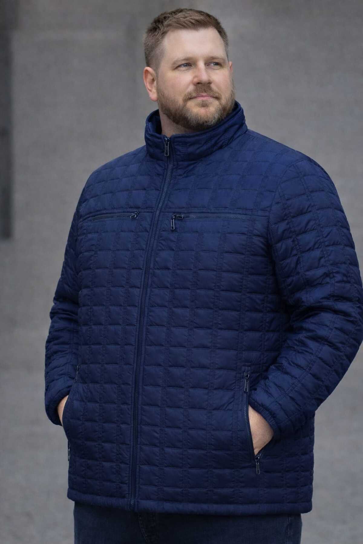 OKER SÜPER BATTAL BÜYÜK BEDEN ERKEK KAPİTONE MONT,KABAN 4,5,6,7,8XL.