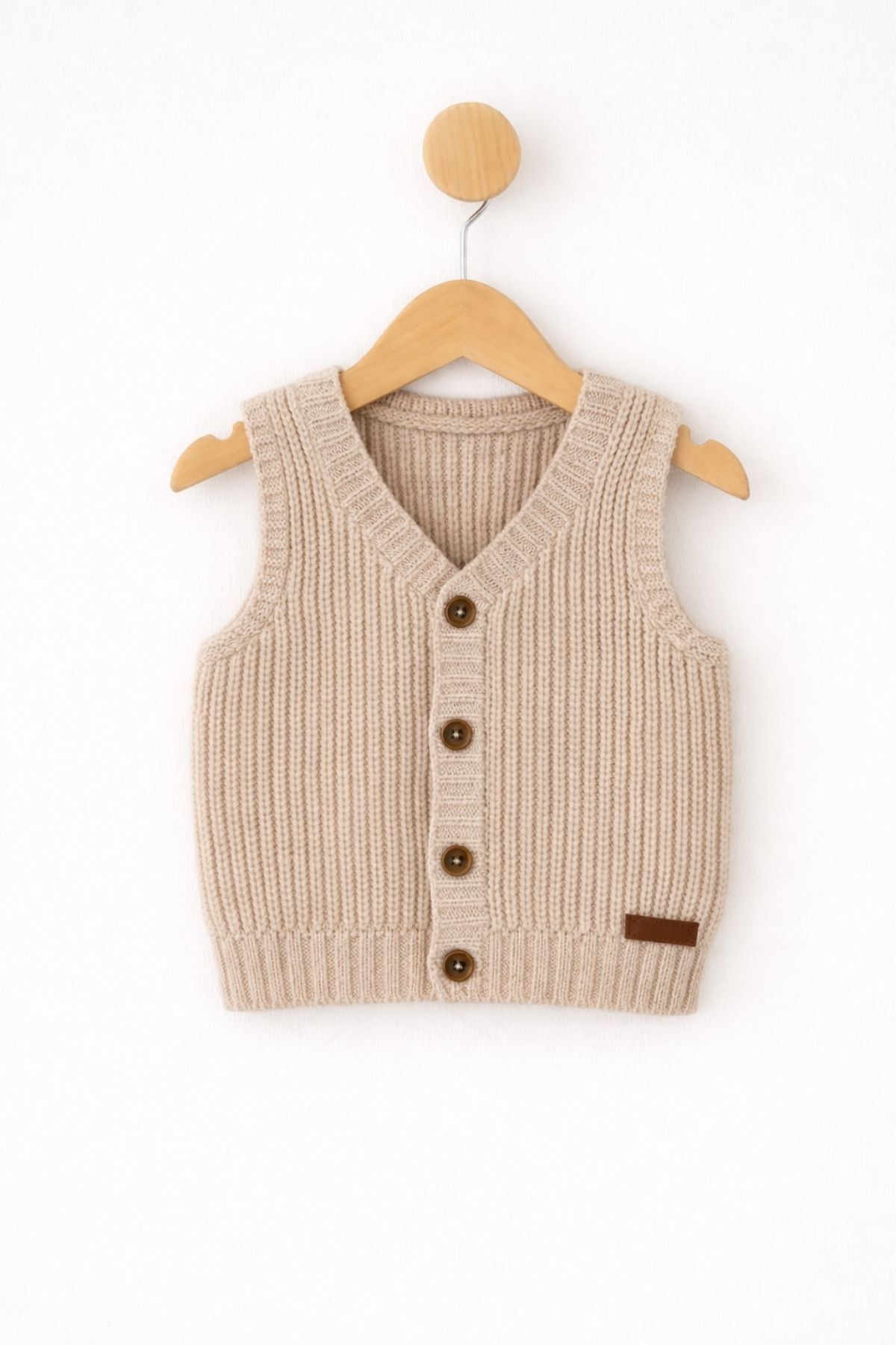 Minytrendy Erkek Bebek Çocuk Casual Kışlık Triko Yelek Cool Selanik Örgü Kolsuz Düğmeli 0-5 Yaş fotoğrafı 3 (önizleme)