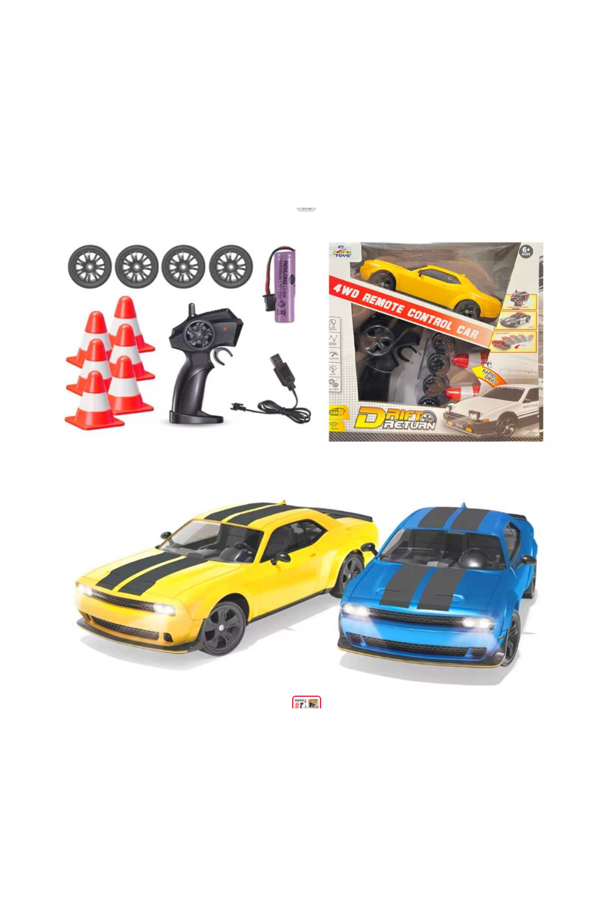 Genel Markalar PASİFİK KUMANDALI DODGE CHALLENGER DRİFT ARABA