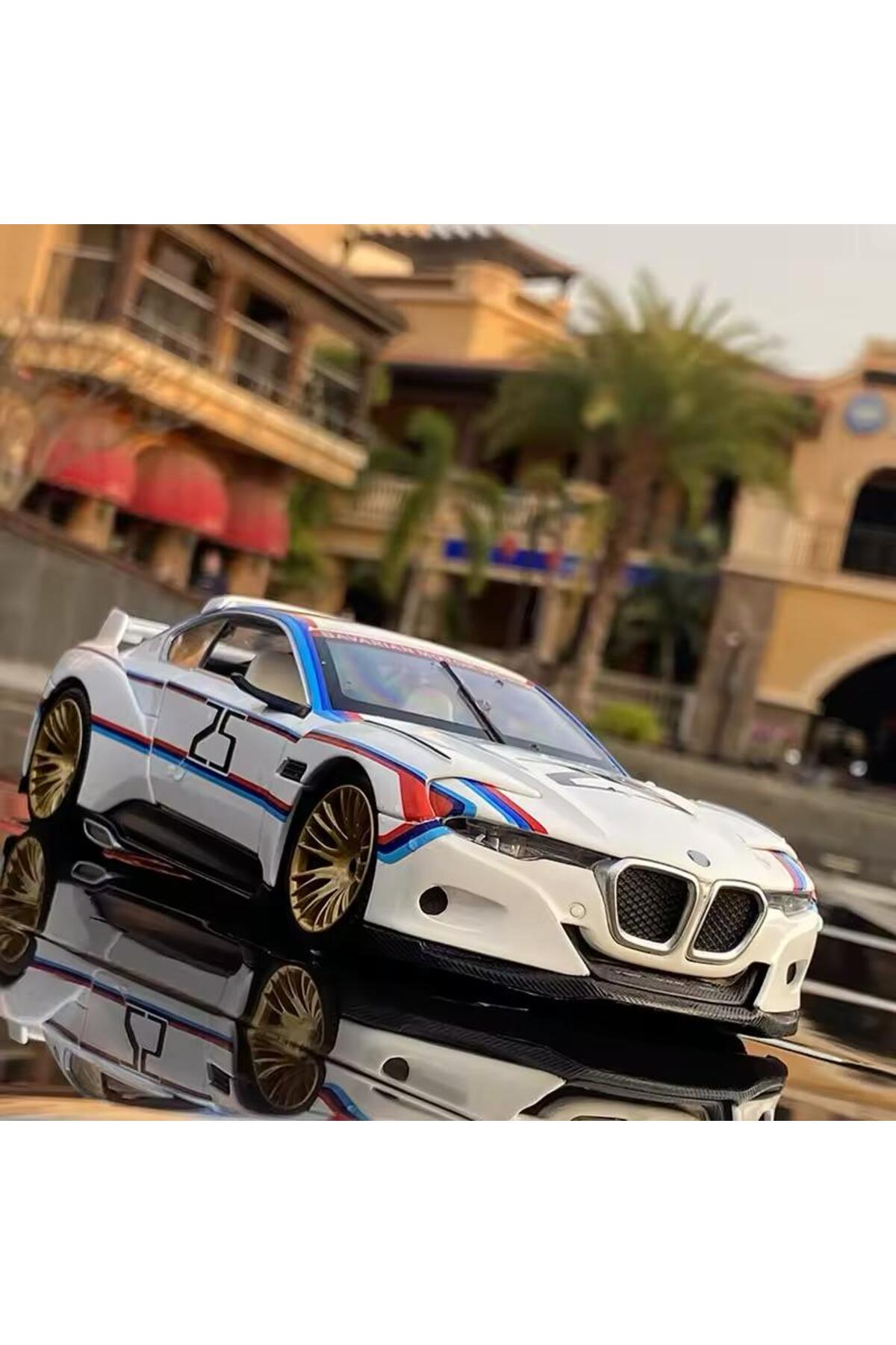 scntoys BMW 3.0 CSL Hommage R Diecast Model Araba 1:24 Açılan