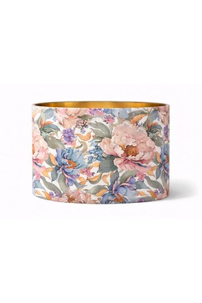 Mivera Maison Kumaş Kaplama Abajur-Lambader Başlığı (40x20 cm)