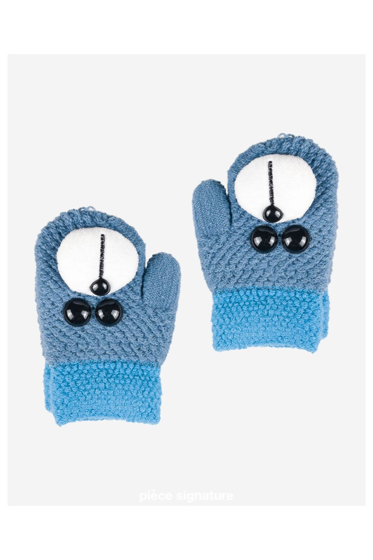 PIECE SIGNATURE %97,1 Acrylic %2,2 Polyamide %0,7 Elastane Erkek Bebek Eldiven ( 1-3 Yaş ) fotoğrafı 4 (önizleme)