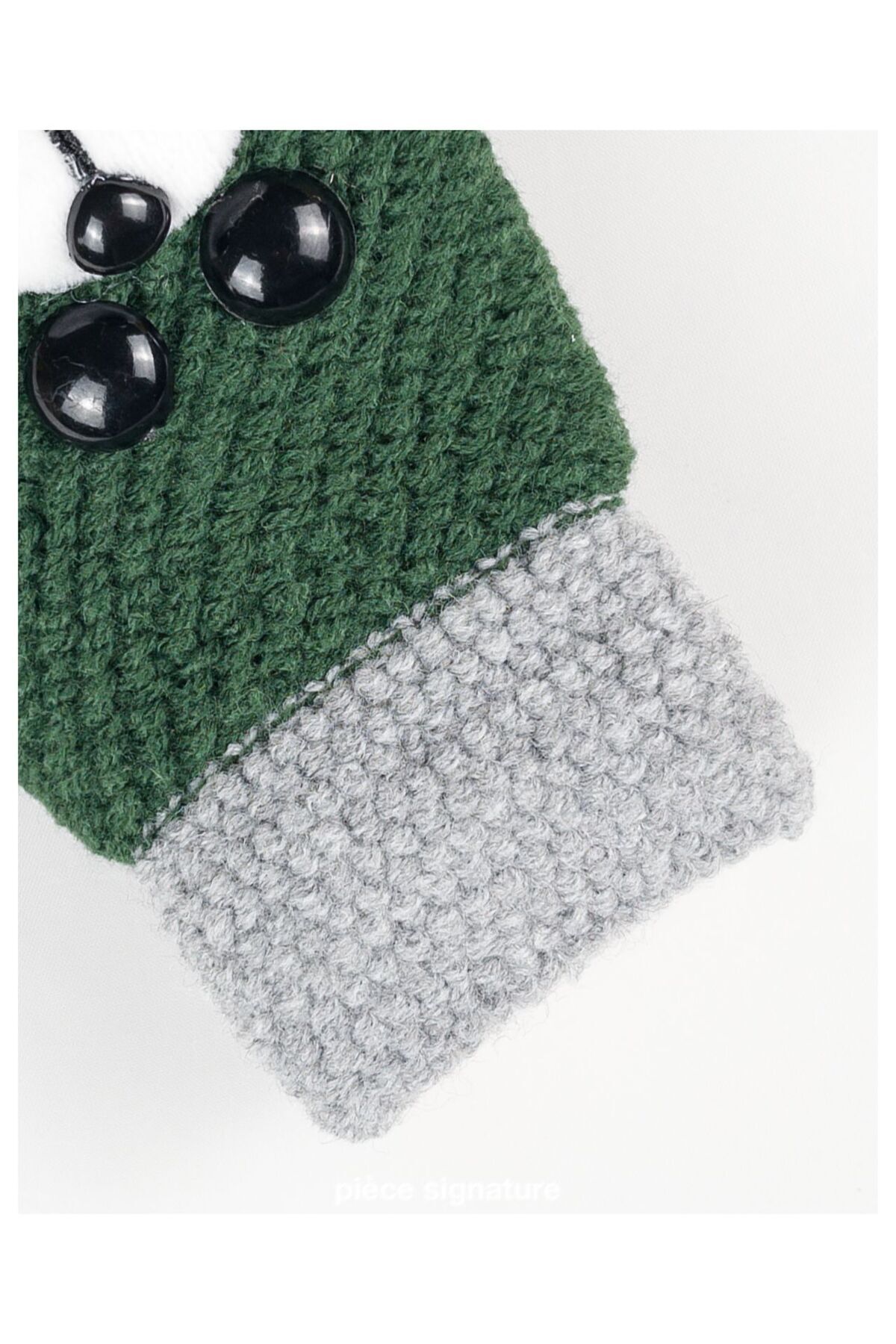 PIECE SIGNATURE %97,1 Acrylic %2,2 Polyamide %0,7 Elastane Erkek Bebek Eldiven ( 1-3 Yaş ) fotoğrafı 2 (önizleme)