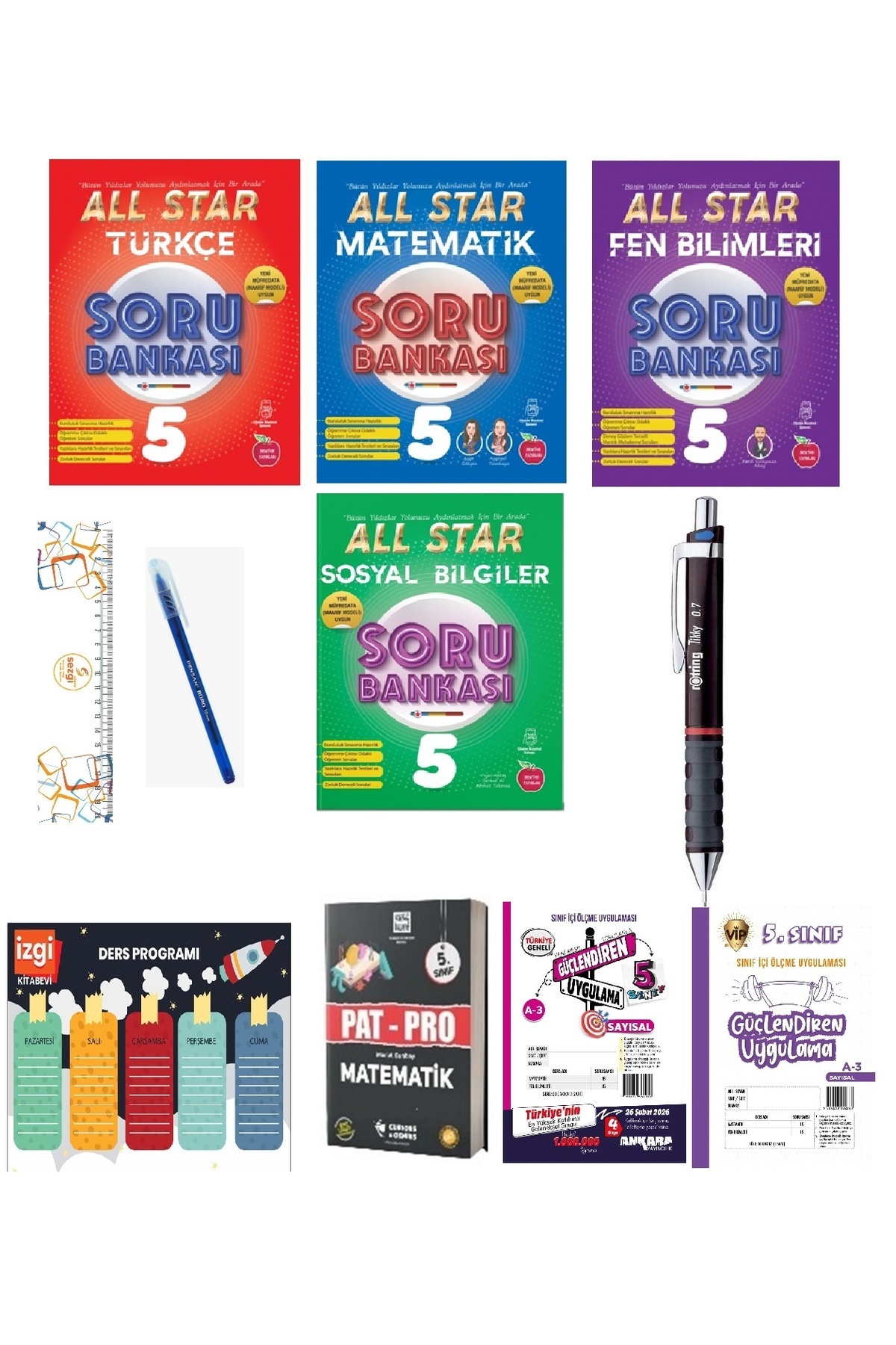 Newton Yayınları 5.Sınıf All Star Tüm Dersler Soru Bankası SET
