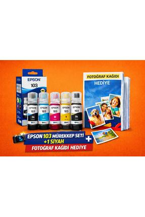 Epson 103 Ecotank L5290,l3266,l3260,l3256,l3251,l3250,l3211 Mürekkep Seti + 1...