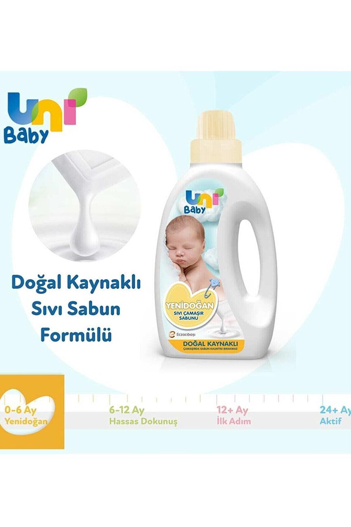 Uni Baby Yenidoğan Sıvı Çamaşır Sabunu 1500ml fotoğrafı 3 (önizleme)