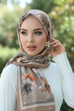 Vamelya Primavera Pamuksu Dokulu Şal İtalyan İmza Serisi