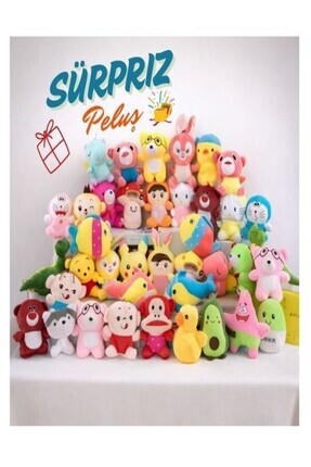 strong group Sürpriz Peluş Paket Pluş Oyuncak 15- 20 CM Oyun Ve Uyku Arkadaşım