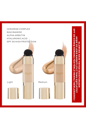 2wins Glowing Skin Tinted Moisturizer-Medium