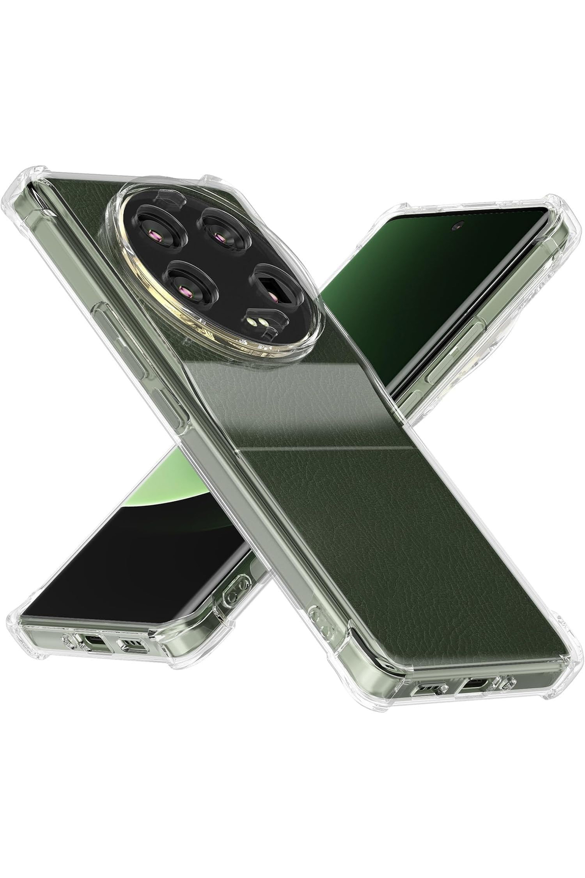 Xiaomi Mi 13 Ultra ile Uyumlu Kamera Korumalı Airbag Antishock Köşe Korumalı Şeffaf Silikon Kılıf