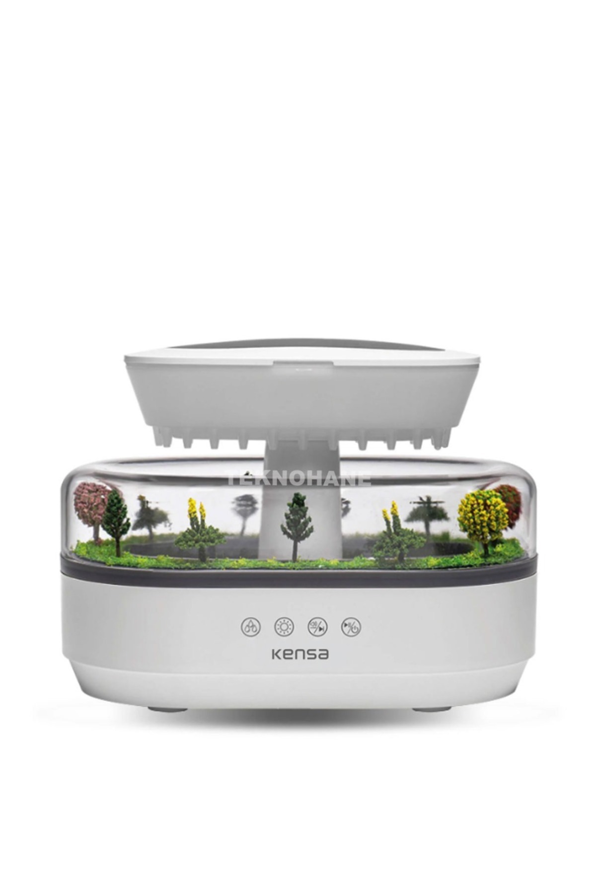 Rain Droplet Air Humidifier with RGB Light Relaxing Sound Effect