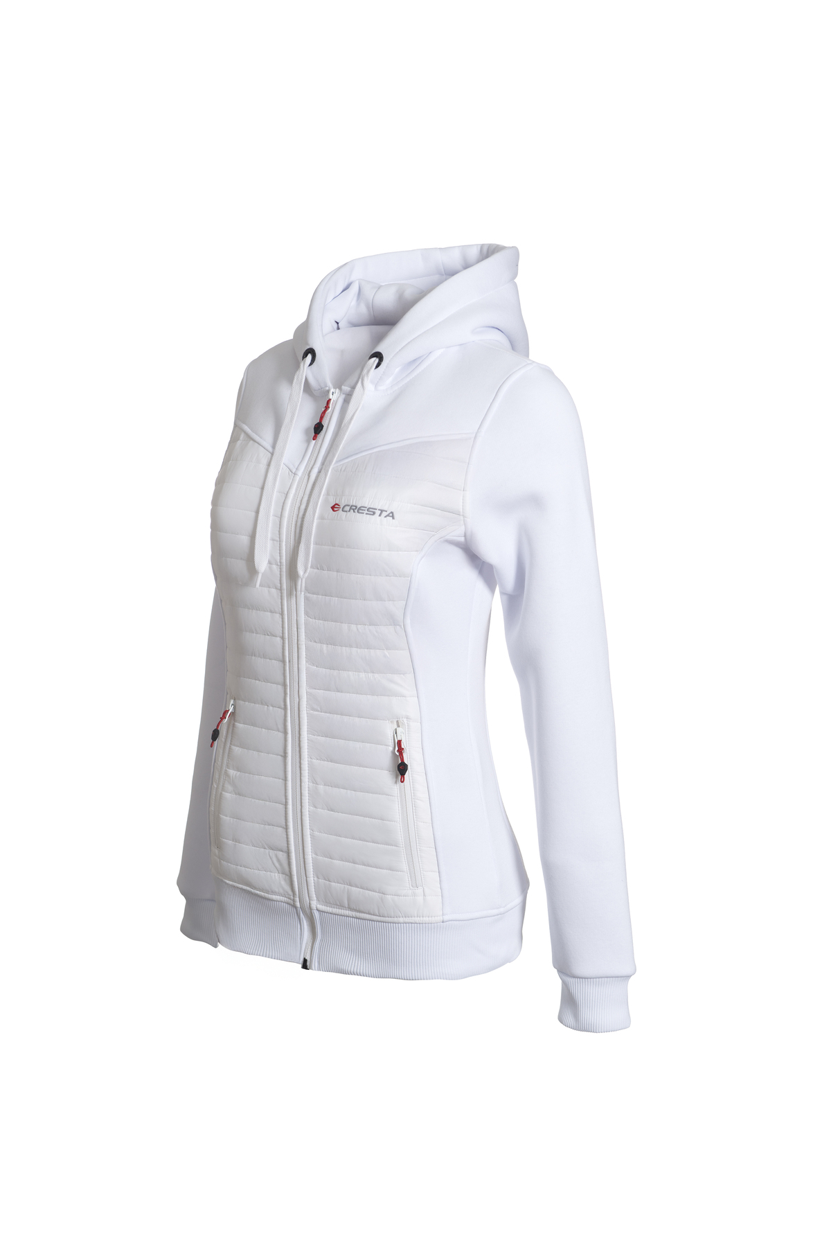 Cresta Kapitoneli Tam Fermuarlı Kapüşonlu Kadın Sweatshirt Ceket görsel 2