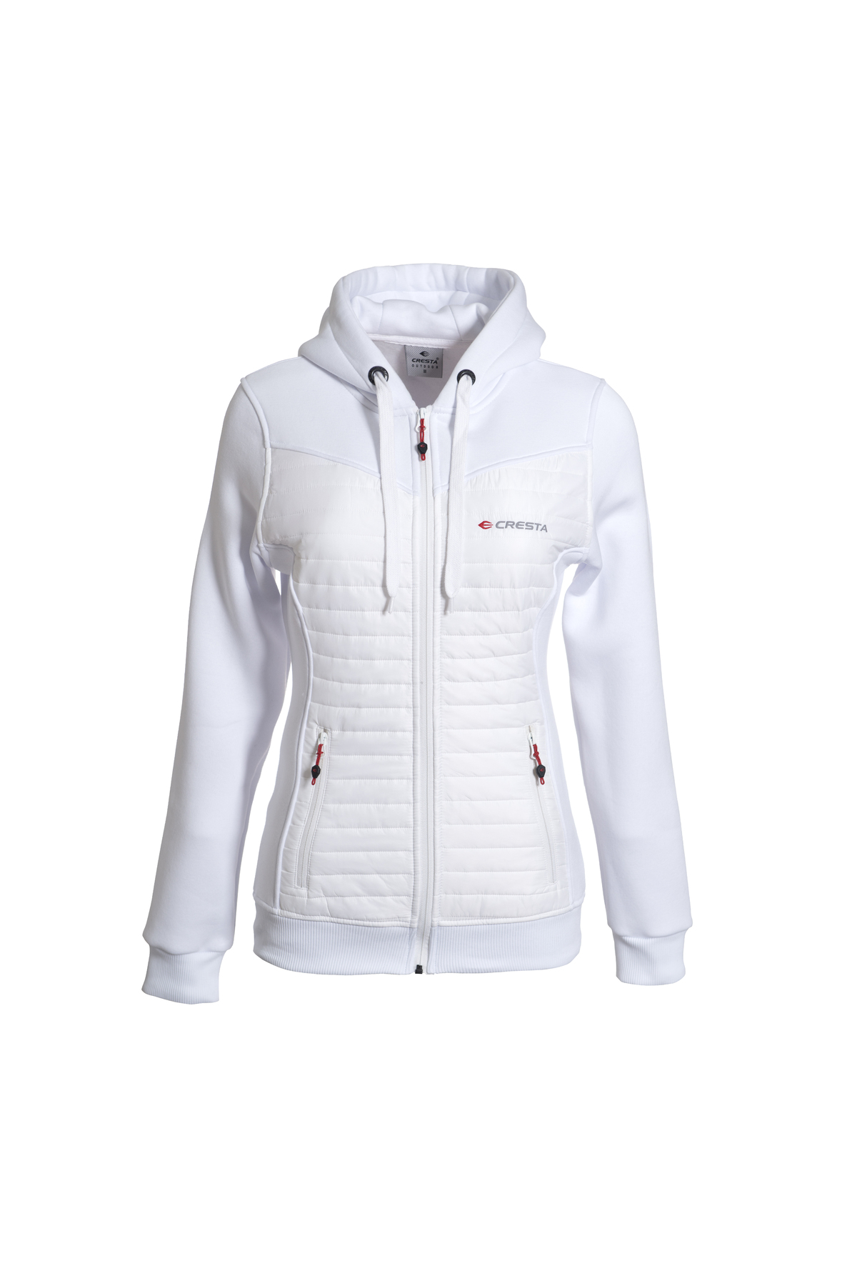 Cresta Kapitoneli Tam Fermuarlı Kapüşonlu Kadın Sweatshirt Ceket