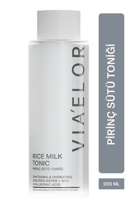 Via Elor Pirinç Mayası Aydınlatıcı ve Nemlendirici Cilt Tonu Eşitleyici Tonik...