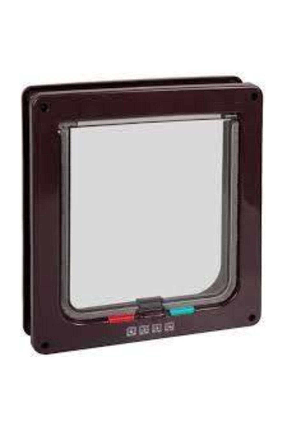 Kedi Köpek Kapısı 4 Yollu 25x23,5x5 Cm-kahverengi