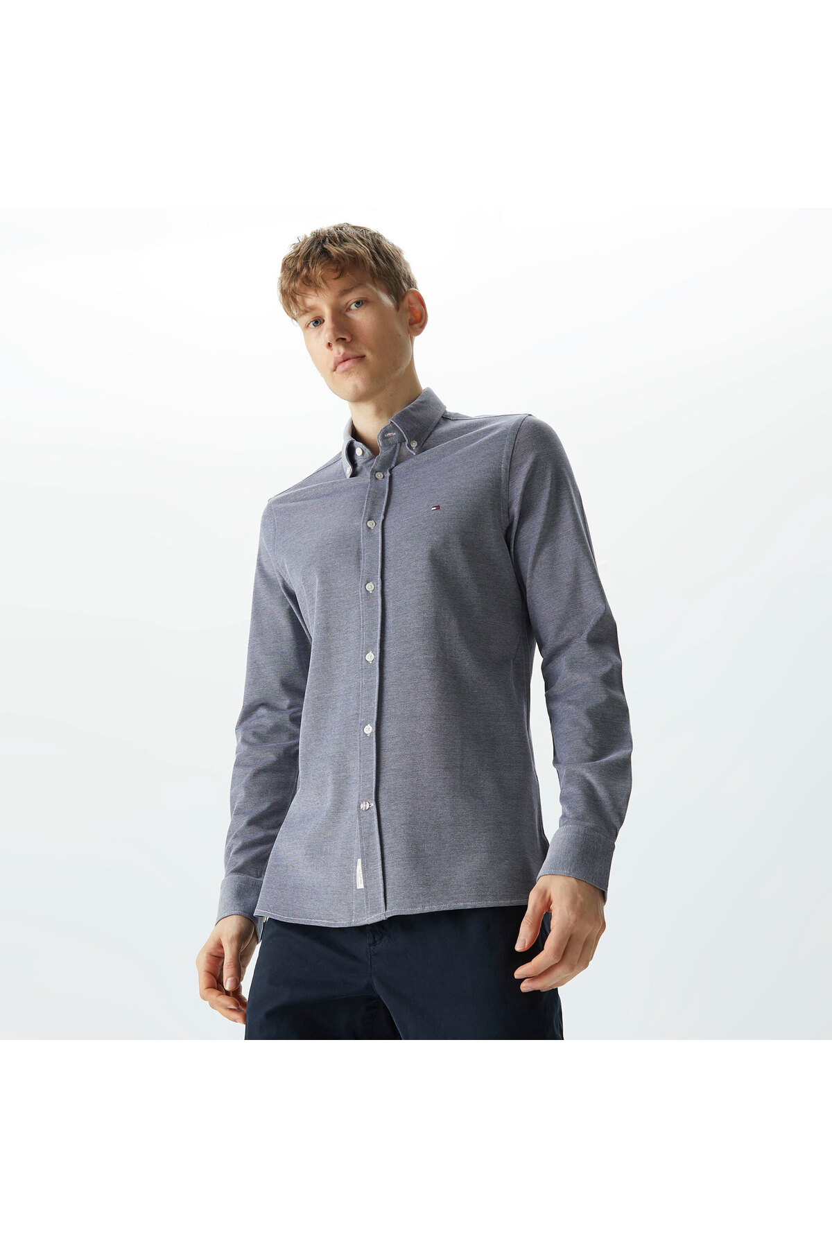 تامی هیلفیگر پیراهن آبی مردانه