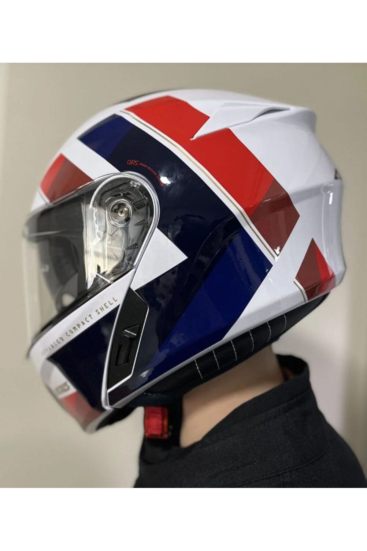 【アキモト様】N.HOOLYWOOD x ALPHA MA-1 36 s Axxis Motosiklet Kaskı Storm SV Dıamond C7 Parlak-Mavi Çene Açılır
