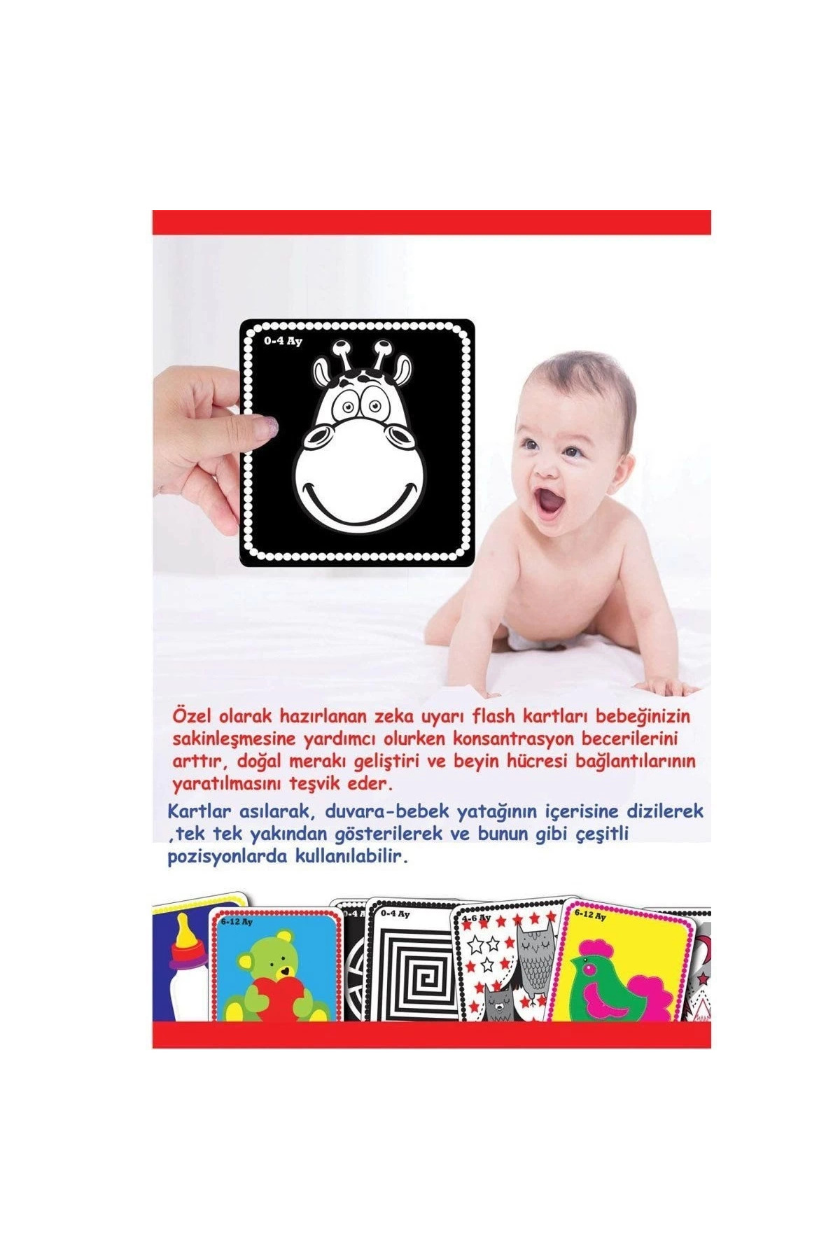BUĞZ 1369 Flash Cards Bebeğimin İlk Zeka Kartları -Dıytoy fotoğrafı 4 (önizleme)