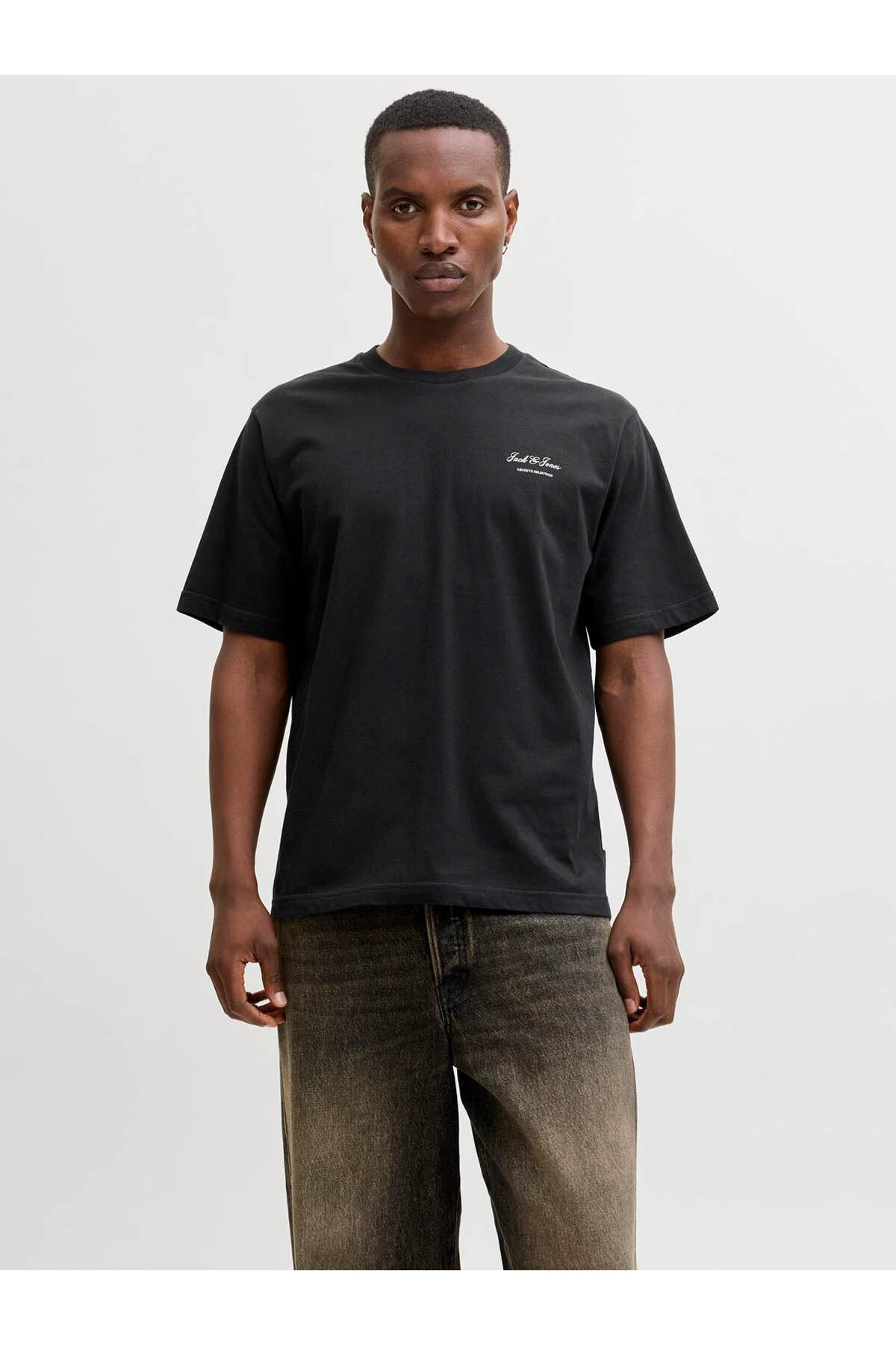 تیشرت مردانه یقه گرد طرح نوشته JACK JONES کد ۱۲۲۸۷۹۹۰ جک اند جونز تی شرت Jack & Jones