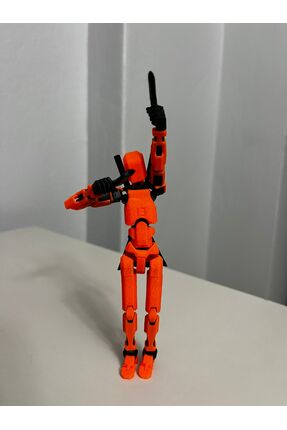 joybaskı Oynar Eklemli Hareketli Robot Oyuncak Aksiyon Figürü 3D Baskı 13 cm ...
