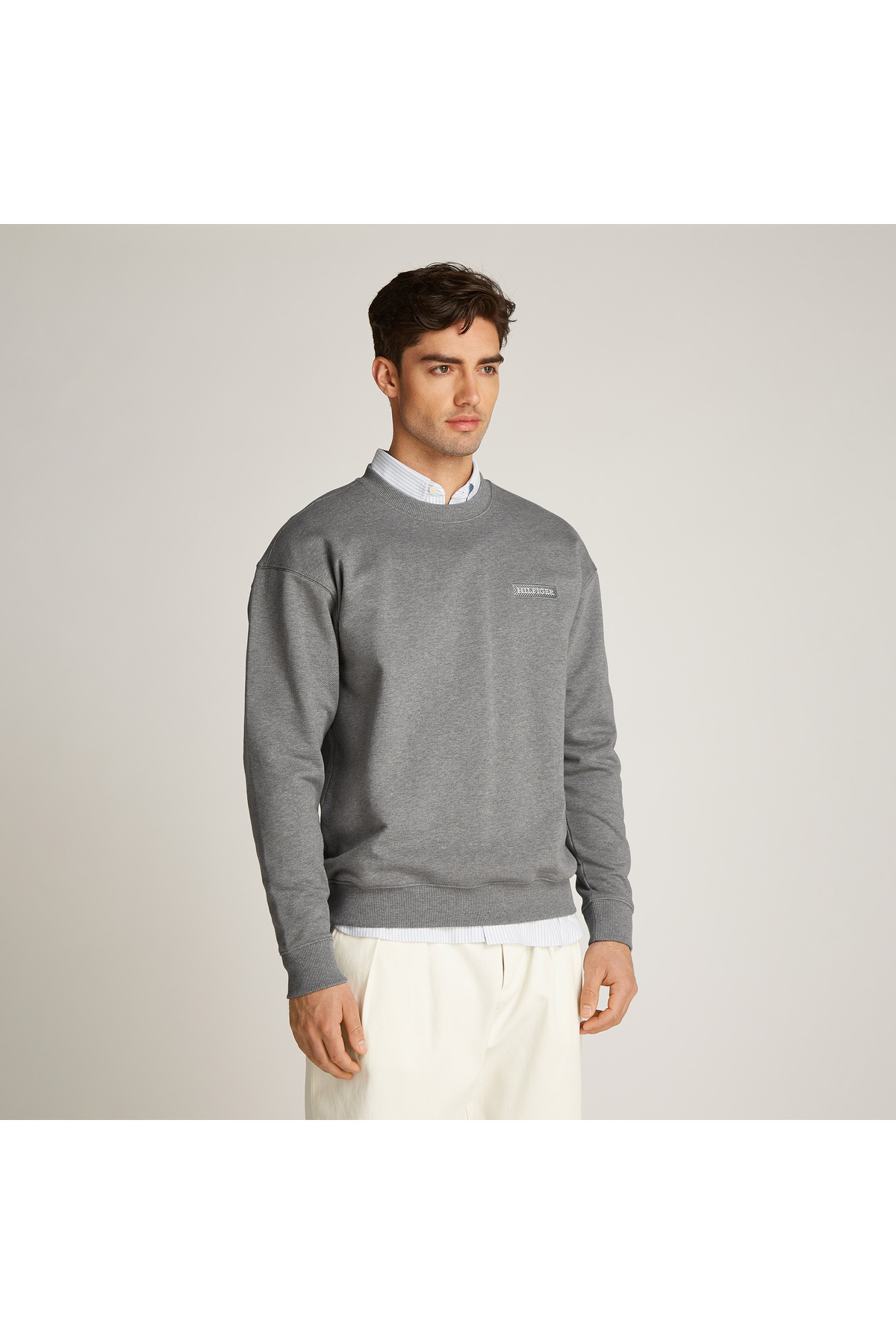 تامی هیلفیگر سویشرت خاکستری مردانه