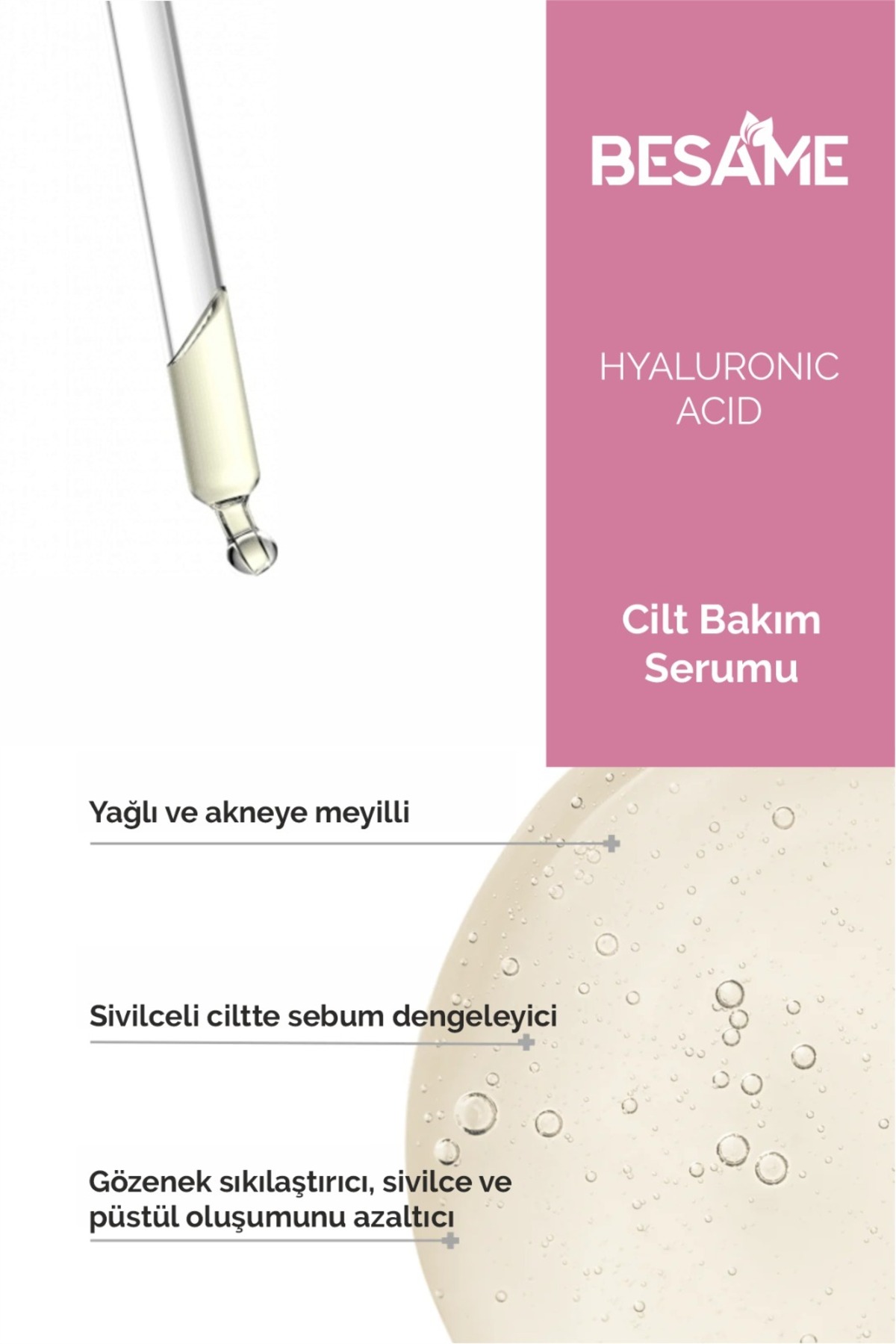 Hyaluronik Asit Yoğun Nemlendirici Cilt Bakım Serumu 30 ml — 14538 — تصویر 4 از 8