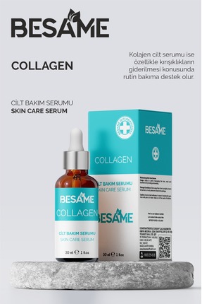 Besame Kolajen Destekli Sıkılaştırıcı ve Elastikiyet Artırıcı Bakım Serumu 30 ml