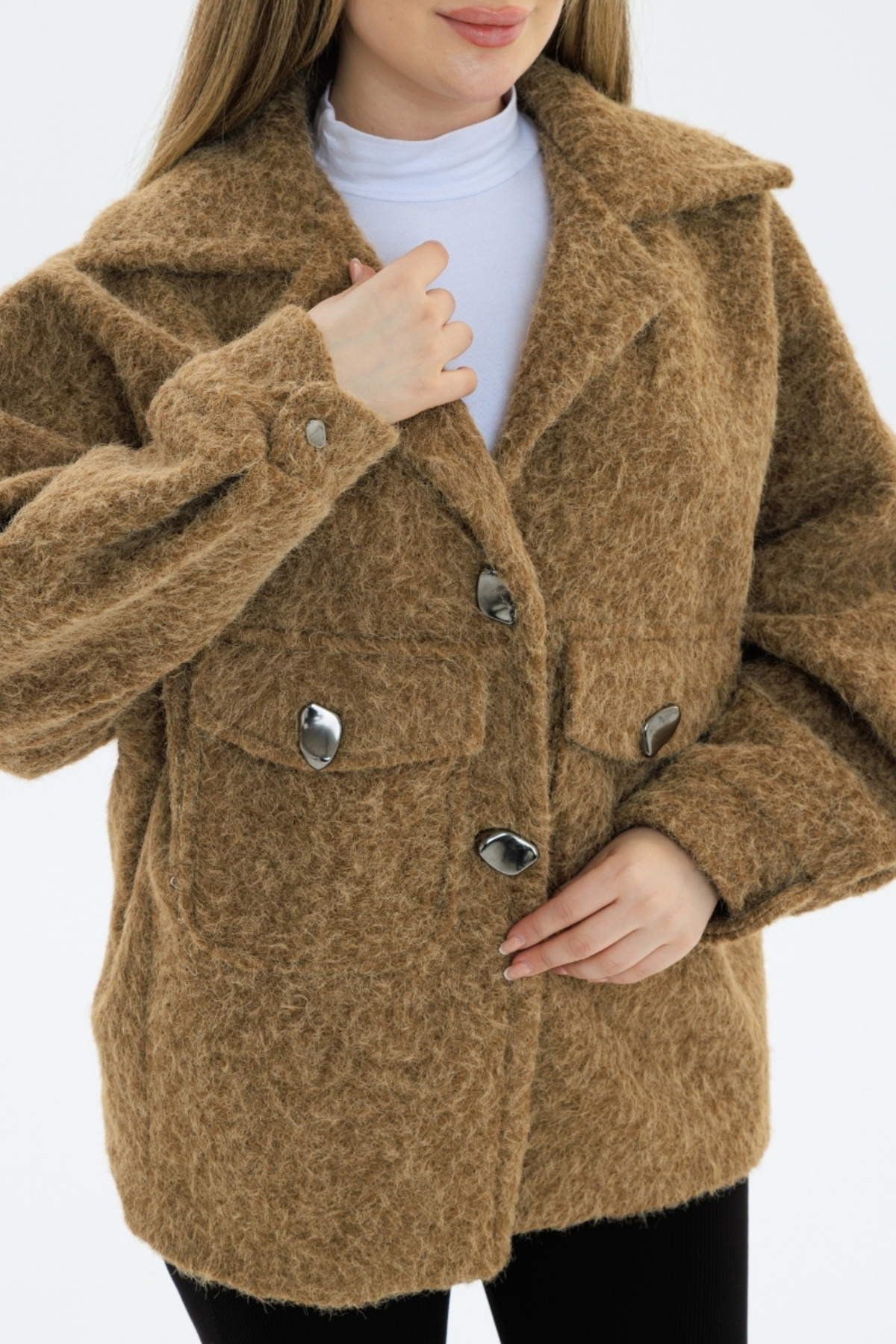 KADEEM  Fox Kumaş Astarlı Daily Ceket – 7007 - Görsel 3