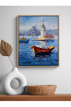Simurg Sanatevi Kız Kulesi Renkleri – Orijinal Yağlı Boya Tablosu | El Yapımı...
