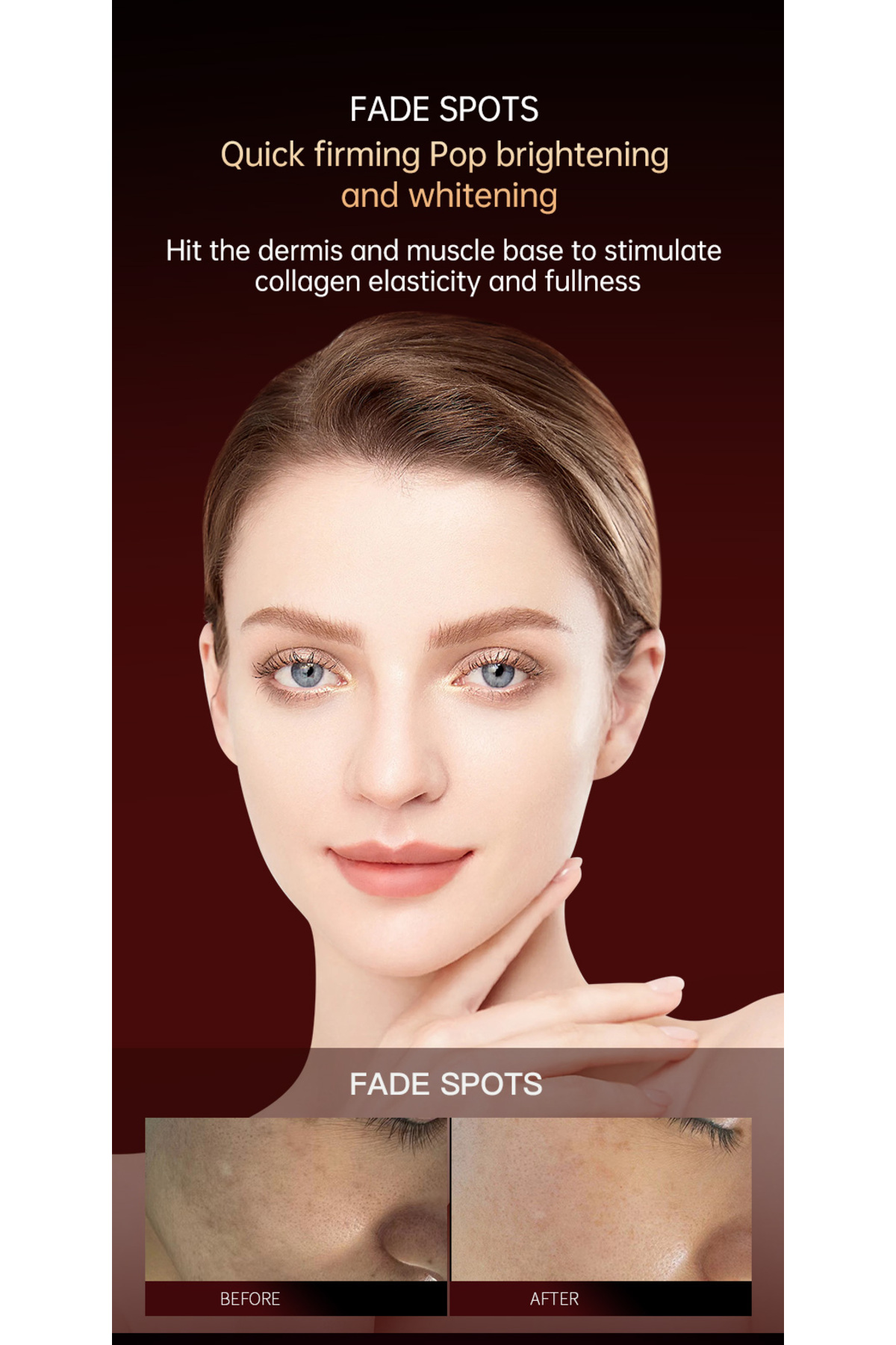 9D Işık Terapisi Cilt Yenileme Maskesi - Işıkla Gelen Profesyonel Cilt Yenileme Deneyimi- Anti-Aging — قهوه‌ای V-F239Pro — تصویر 8 از 8