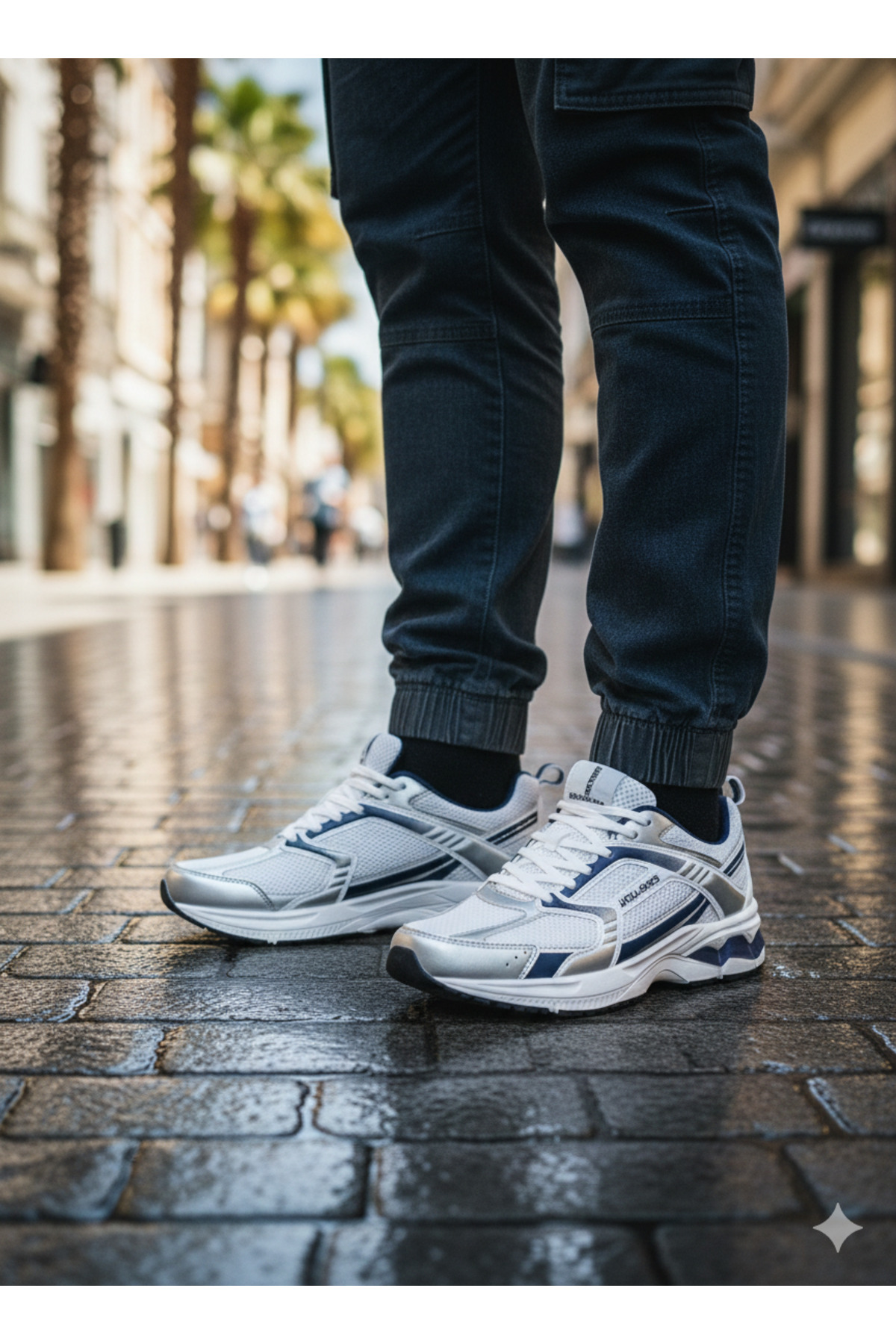 کفش اسنیکر مردانه رنگارنگ | جک اند جونز Jack & Jones 12261964 - تصویر 3