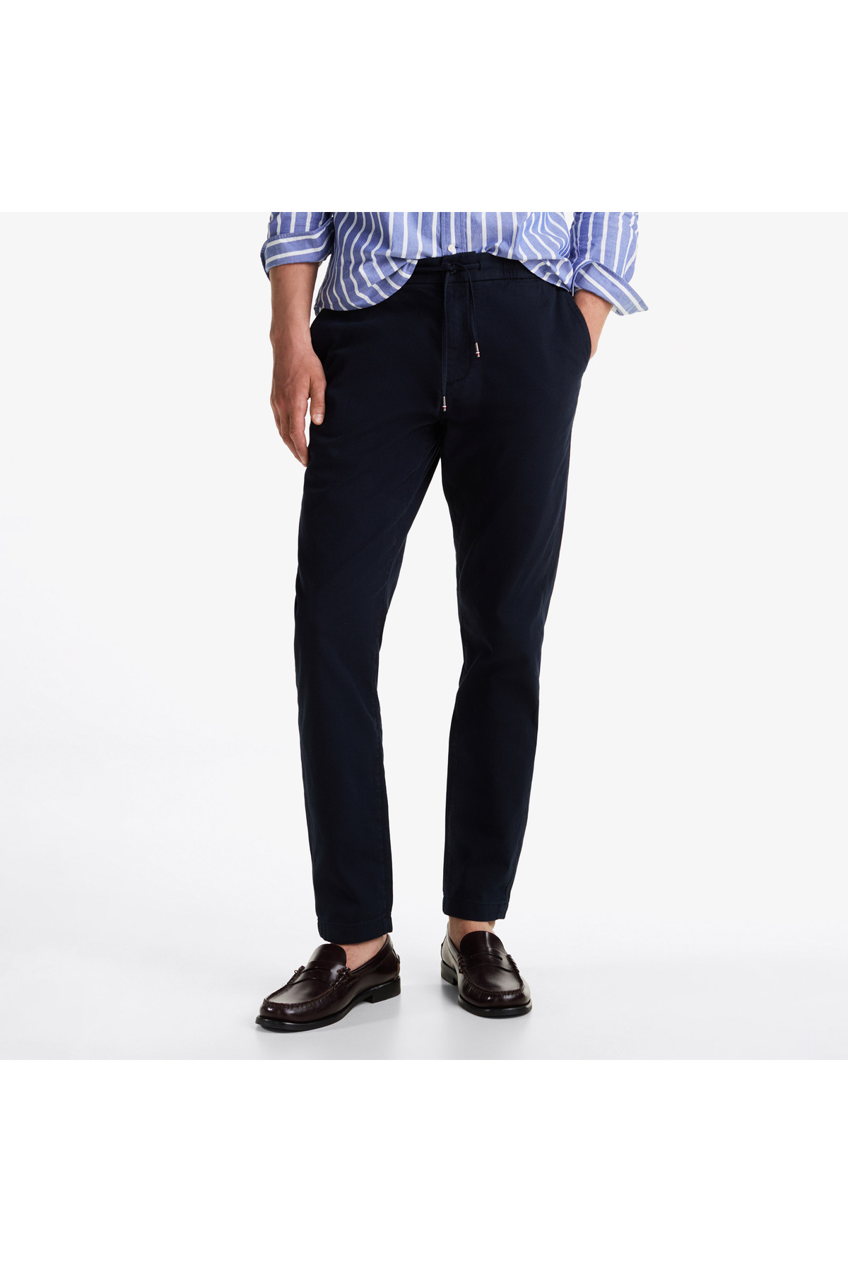 تامی هیلفیگر شلوار سرمه‌ای مردانه هارلم استراکچر