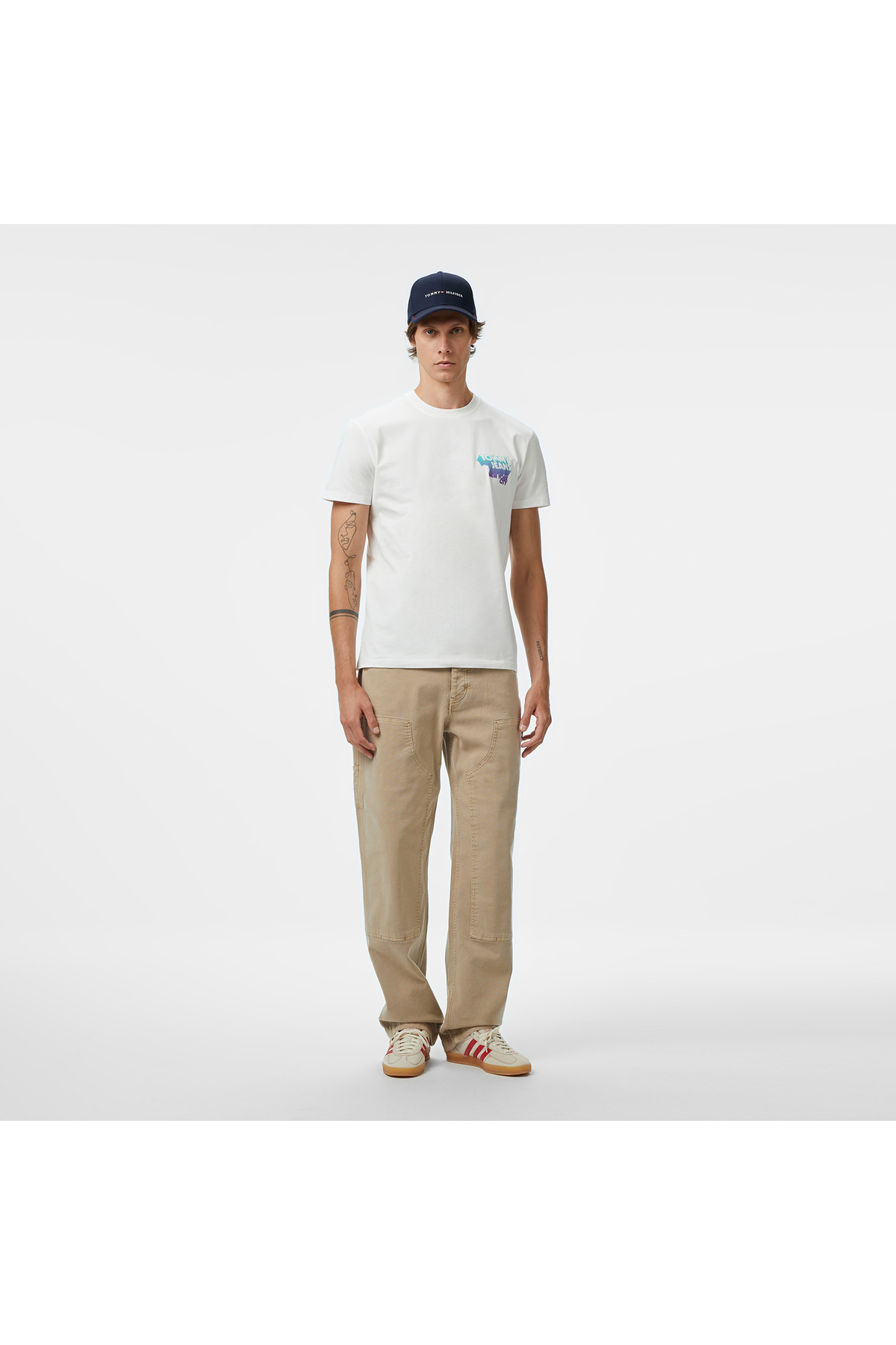 تامی هیلفیگر شلوار خاکی مردانه تامی جینز مدل جیمی کارپنتر دو عددی