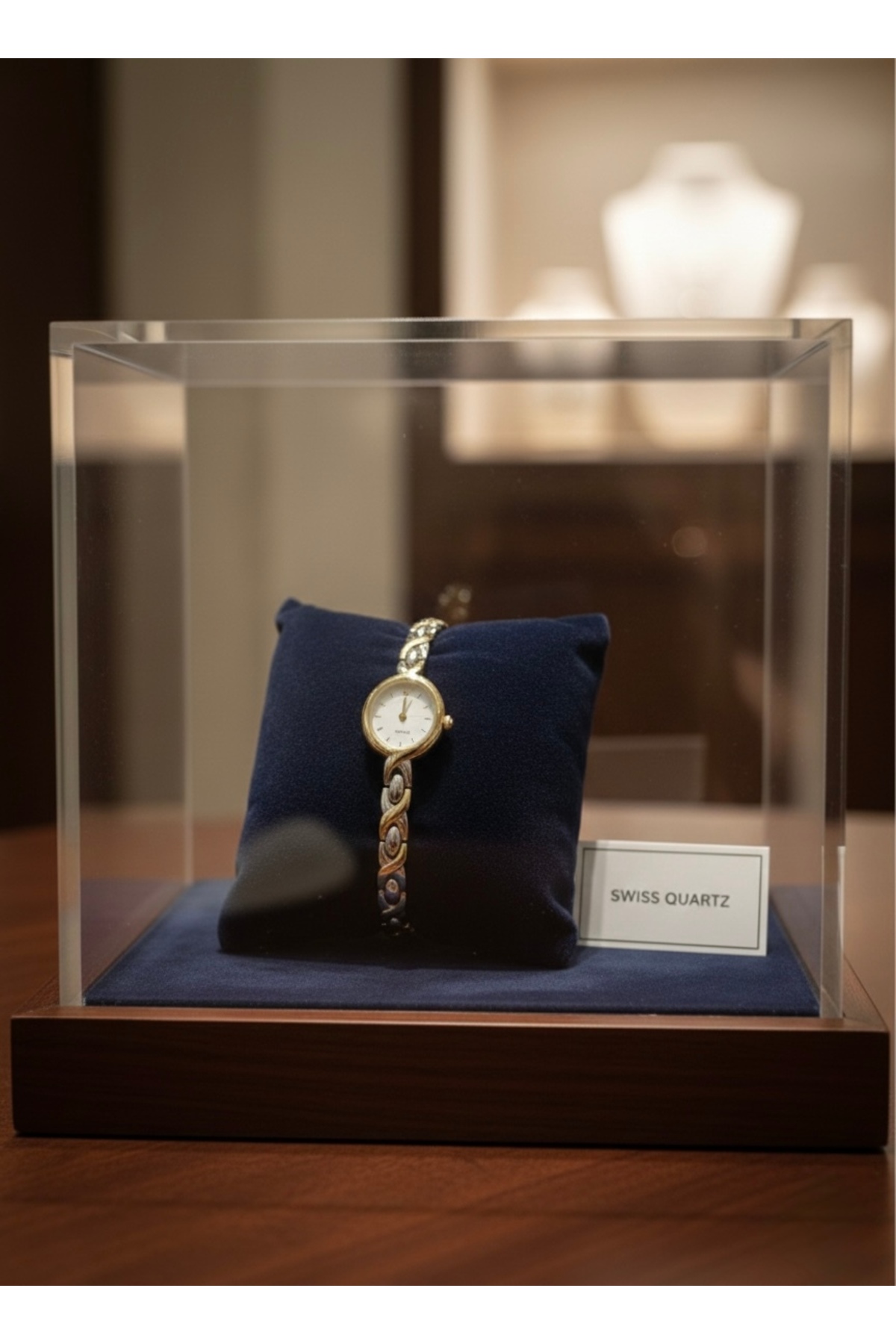 LUNA Eyewear  Çelik Minimal Vintage Paslanmaz Kararmaz 1 Atm Kutu ve Pil Hediyeli Kadın Kol Saati - Görsel 4