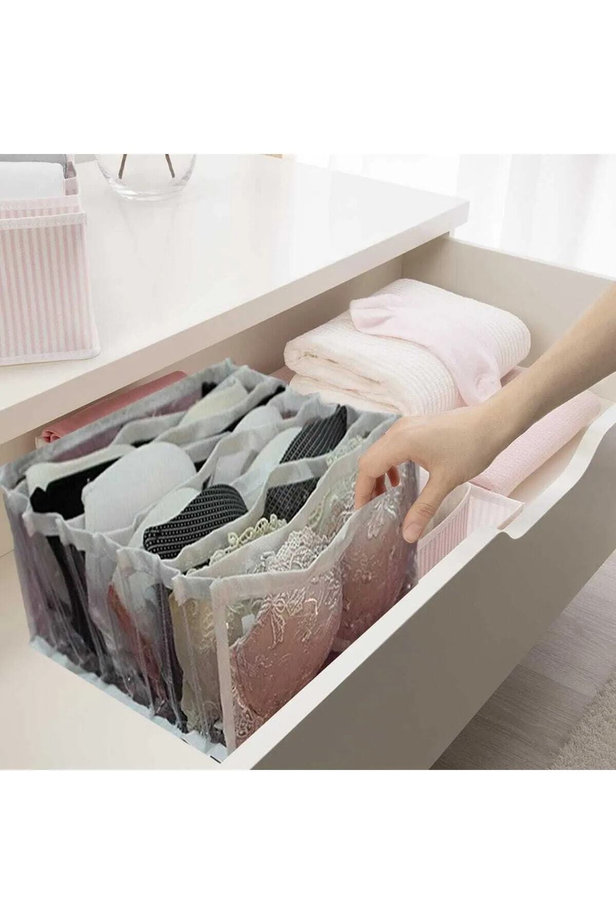 Mikasso Sütyen Düzenleyici + Sütyen Iç Çamaşırı Yıkama Filesi (2 Li Set) Kumaş 45 x 40 Pembe fotoğrafı 3 (önizleme)