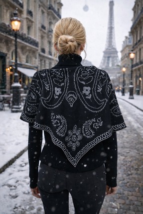 LAGRANZE Paris Mood Çift Taraflı Kadın Şal