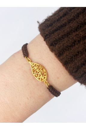 Chemist&Designer Yaprak İp Bileklik