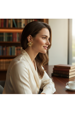 Marka Ophelia Gold Küpe