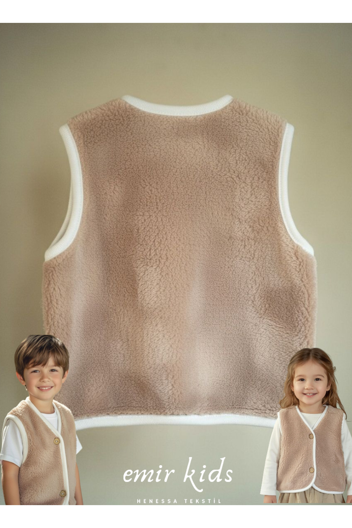 emir kids Wellsoft Bebek & Çocuk Yelek fotoğrafı 3 (önizleme)