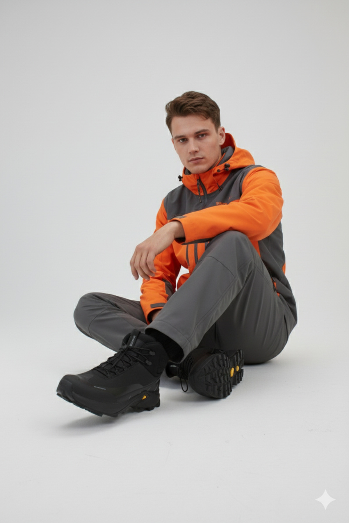 HUMTTO Erkek Spor Aktivite Trekking-Outdoor Dayanıklı Su Geçirmez Kışlık Kar Botu HT5K/W240674A görsel 6