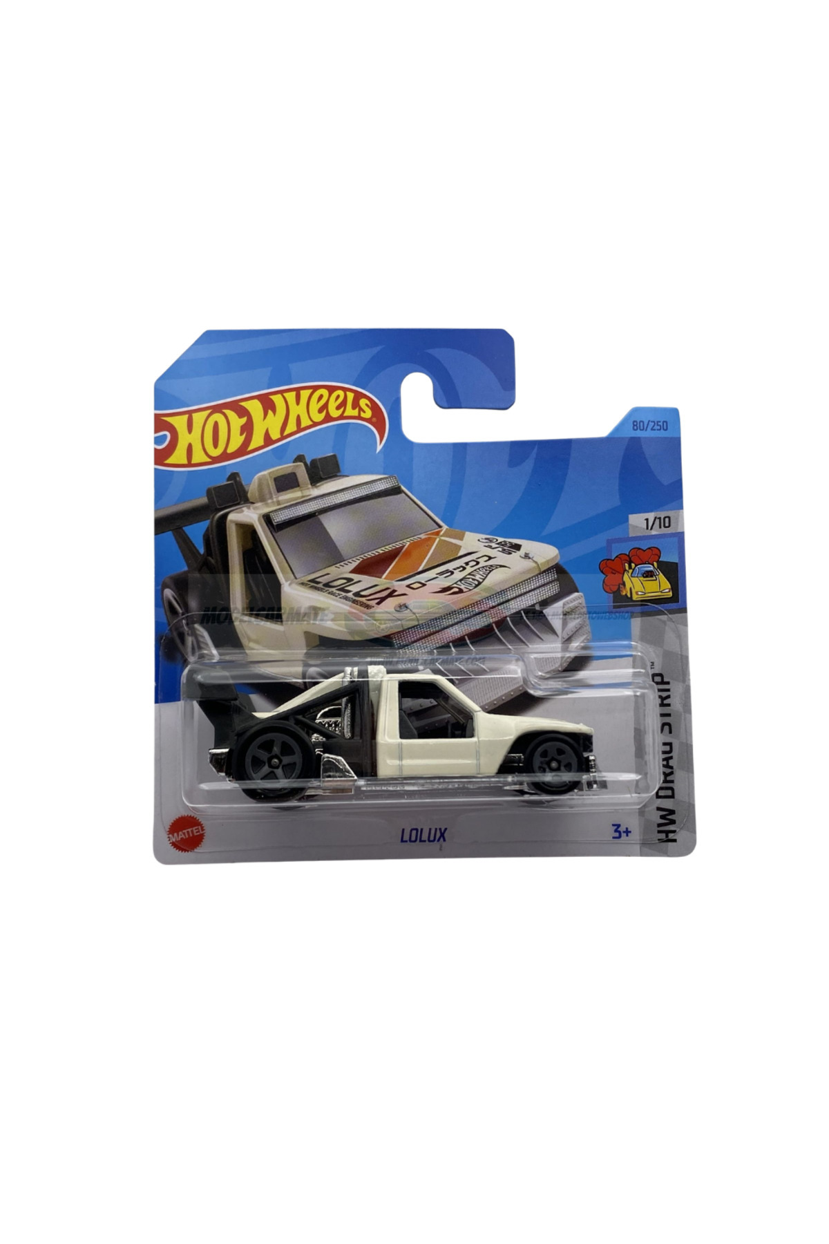 Masinuta Lolux, Colectia HW Drag Strip 2023, Alb, 1:64