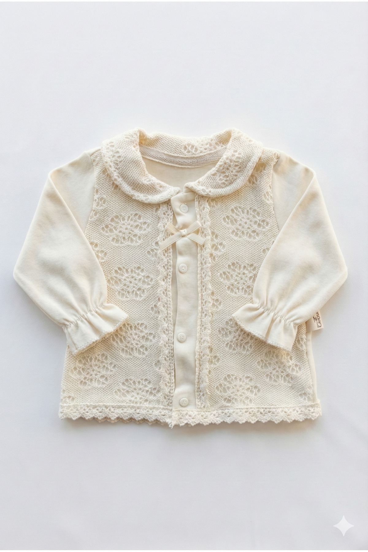 ZEYNUKO KIZ BEBEK DANTELLİ 10'LU YENİDOĞAN HASTANE ÇIKIŞI ZIBIN SETİ KUTULU fotoğrafı 6 (önizleme)